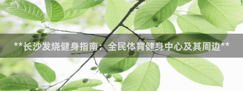 尊龙凯时人生就博：**长沙发烧健身指南：全民体育健身中心